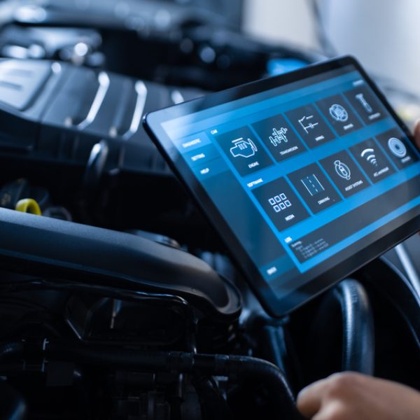 Car,Service,Manager,Or,Mechanic,Uses,A,Tablet,Computer,With Car,Service,Manager,Or,Mechanic,Uses,A,Tablet,Computer,With